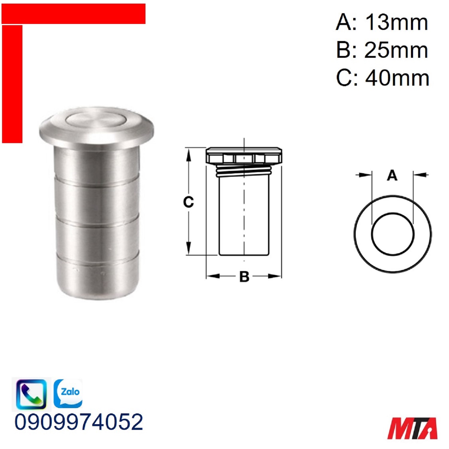 Chặn cát Hafele 911.62.247 inox mờ