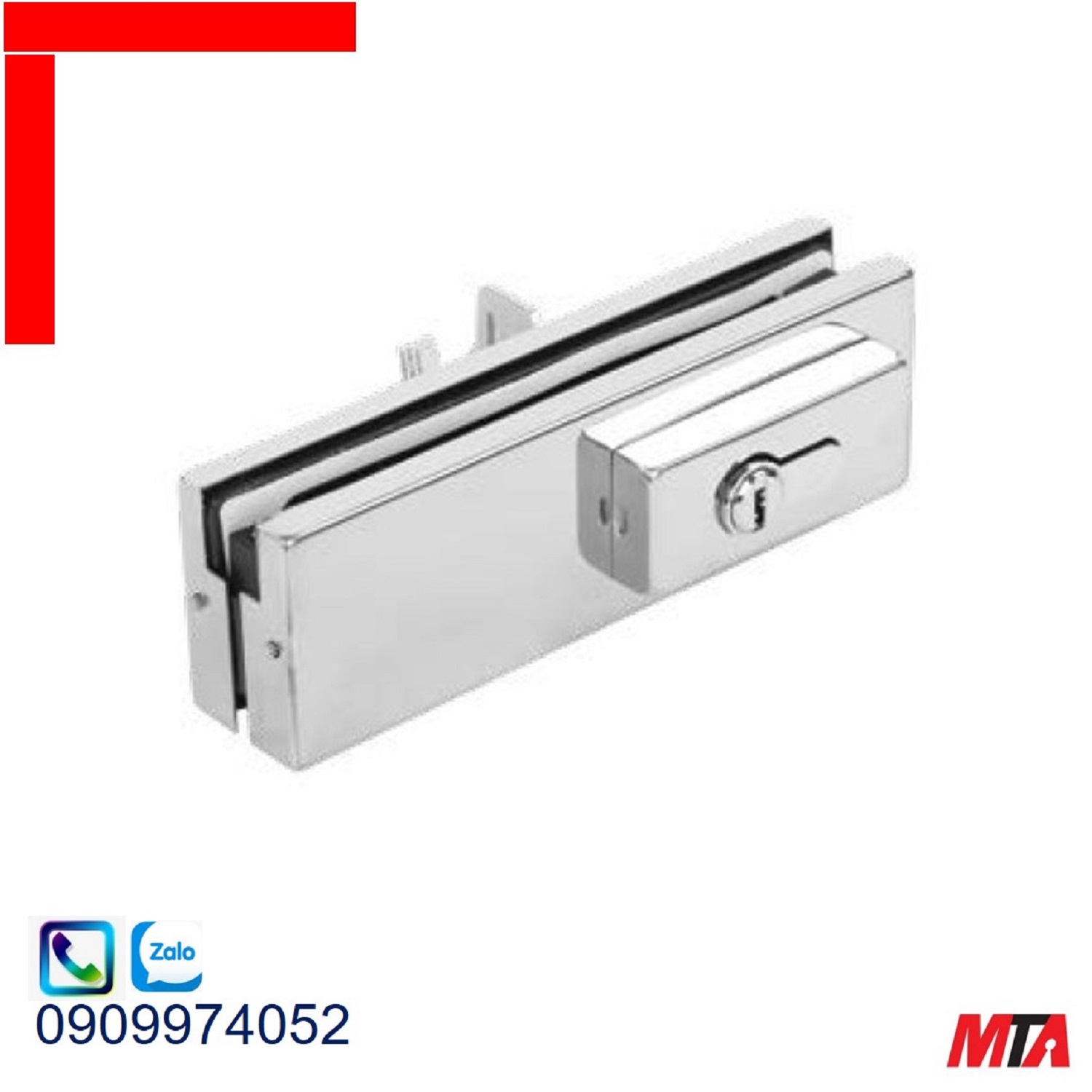 Khóa kẹp chân kính Bauma Hafele 932.03.607 inox mờ