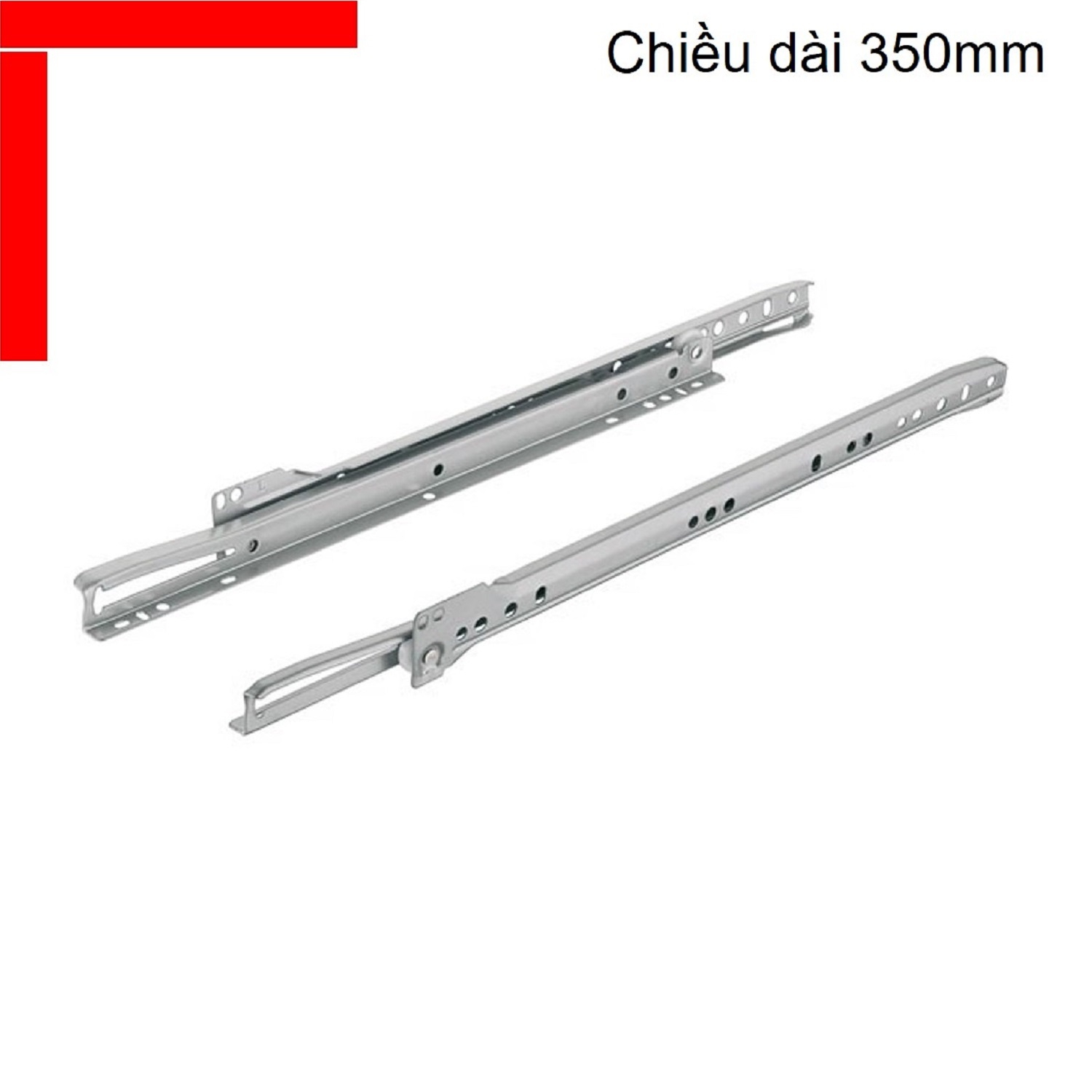 Ray bánh xe Hafele mở 3/4 chiều dài 350mm 431.16.702